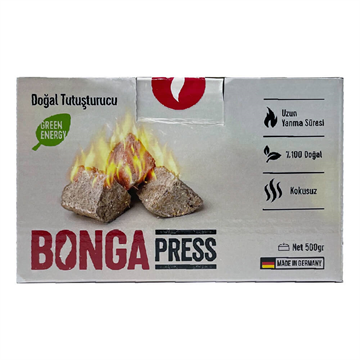 Bonga Press Doğal Ateş Tutuşturucu - 500 gr